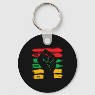 Porte-clés 18ème Libre Depuis 1865 Black History Freedom F