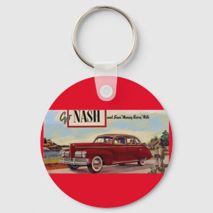 Porte-clés 1941 Nash automobile ad