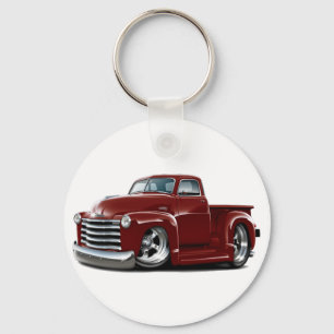 Porte-clés 1950-52 Chevy Maroon Truck