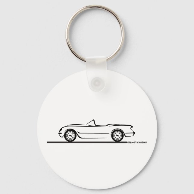 Porte-clés 1953 1954 1955 Corvette (Recto)