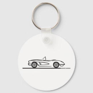 Porte-clés 1959 1960 Chevrolet Corvette
