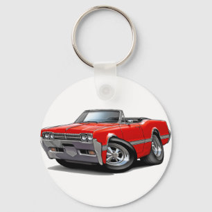 Porte-clés 1966 Olds Cutlass Red Convertible