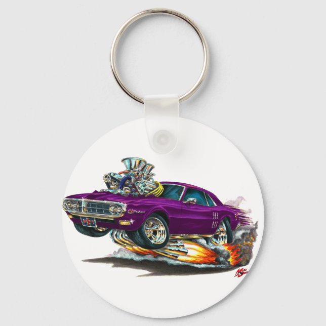 Porte-clés 1967-68 Firebird Purple Car (Recto)