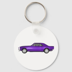 Porte-clés 1967 Camaro SS : Purple Finish : 3D Model :