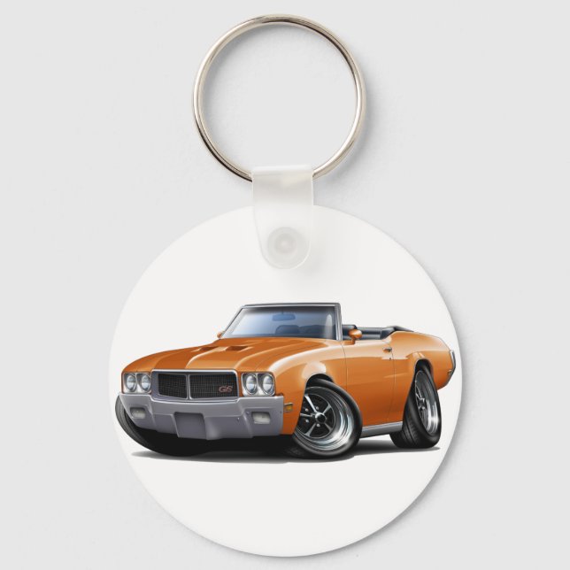 Porte-clés 1970-72 Buick GS Orange Convertible (Recto)