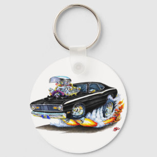 Porte-clés 1970-74 Plymouth Duster Black Car