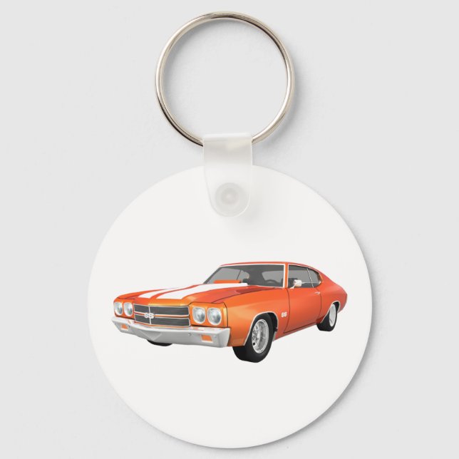 Porte-clés 1970 Chevelle SS : Orange Finish : (Recto)