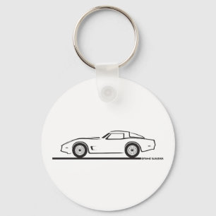 Porte-clés 1980-82 Chevrolet Corvette
