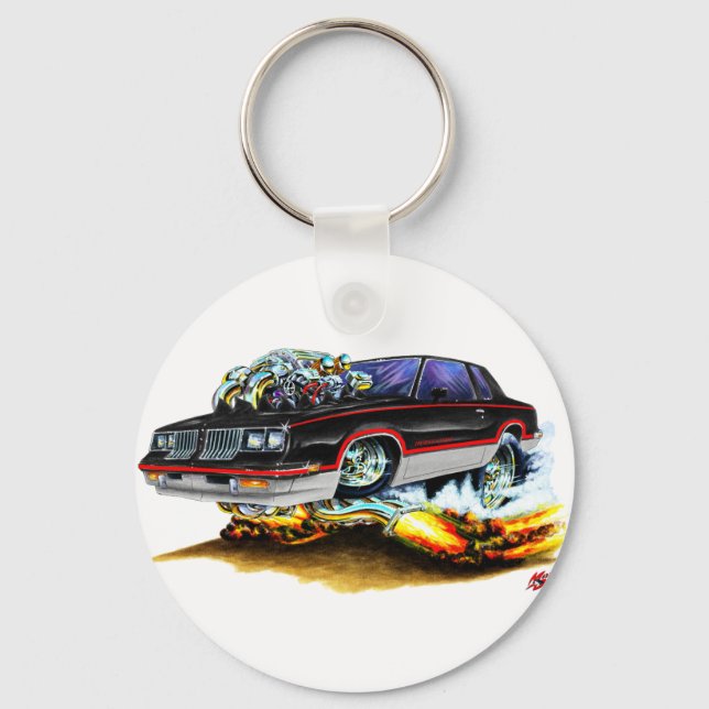 Porte-clés 1984-88 Hurst Olds Black-Grey Car (Recto)