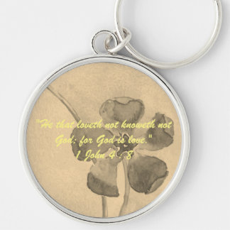 Porte-clés 1 Jean 4:8 "- car Dieu est amour." Vérités bibliqu