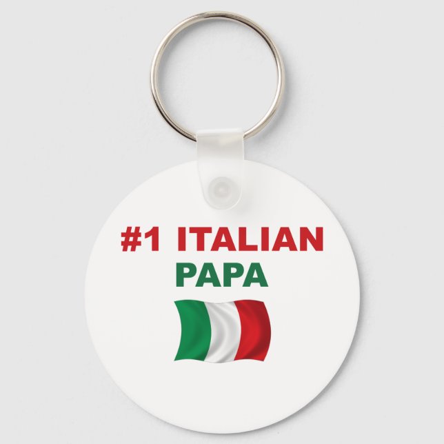 Porte-clés #1 Papa italien (Recto)