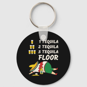 Porte-clés 1 Tequila 2 Tequila 3 Tequila Étage - Fête Amusant