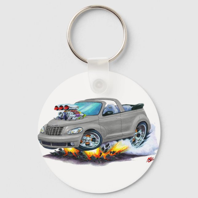 Porte-clés 2008-10 PT Cruiser Grey Convertible (Recto)