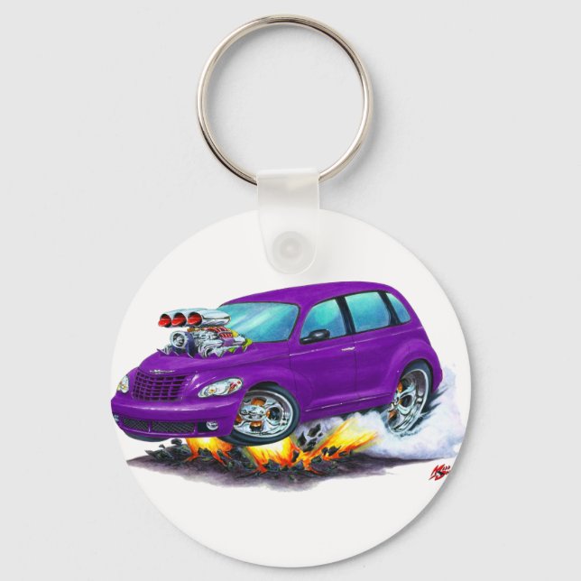 Porte-clés 2008-10 PT Cruiser Purple Car (Recto)
