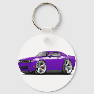 Porte-clés 2009-11 Challenger RT Purple-White Car