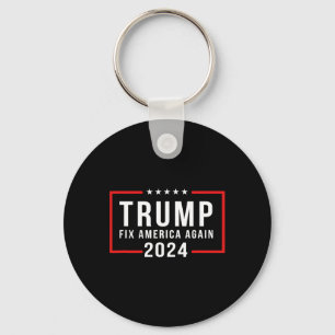 Porte-clés 2024 Réparez l'Amérique Donald Trump 2024