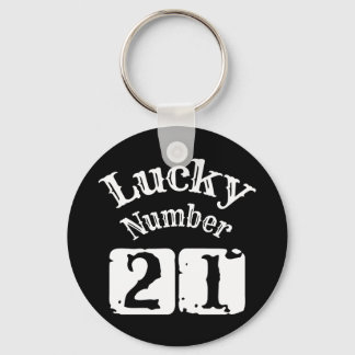 Porte-clés 21 - Lucky Numéro 21 Chuck