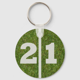 Porte-clés 21ème Cadeau d'anniversaire