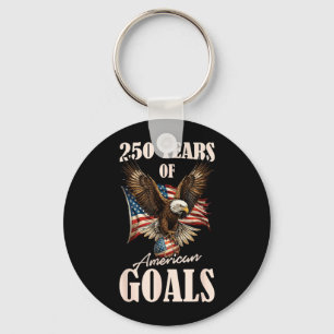 Porte-clés 250 Ans Usa Soccer Eagle 250e Anniversaire 4th