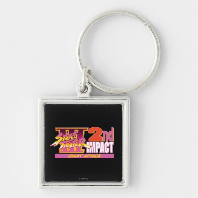 Porte-clés 2ème logo d'impact de Street Fighter III (Devant)