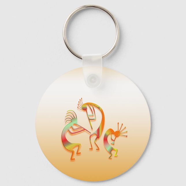 Porte-clés 3 Kokopelli (Recto)