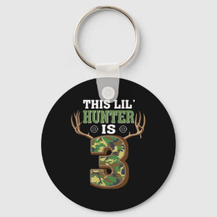 Porte-clés 3e Anniversaire Chasse Cerf 3 Anniversaire Chasseu