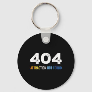 Porte-clés 404 Attraction introuvable Funny Aroace Erreur Mes