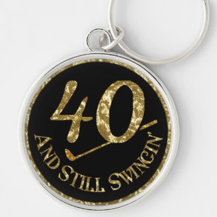 Porte-clés 40 And Still Swingin' Golf Balls