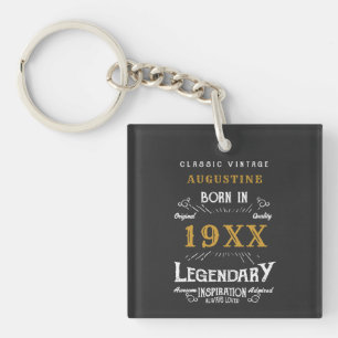 Porte-clés 40e anniversaire personnalisé
