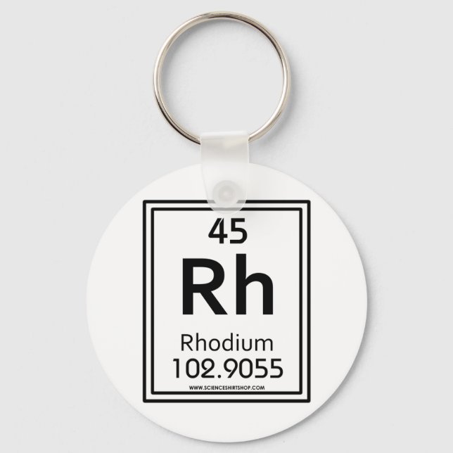 Porte-clés 45 Rhodium (Recto)