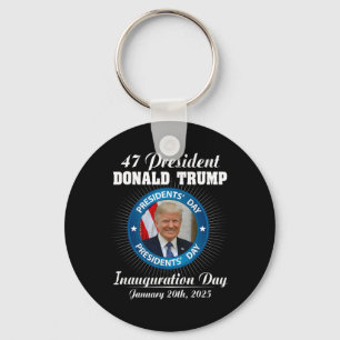Porte-clés 47 Jour de l'investiture du président Donald Trump