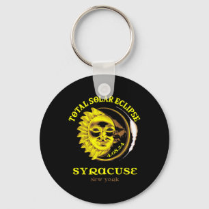 Porte-clés 4.08.24 Éclipse solaire totale 2024 Syracuse York