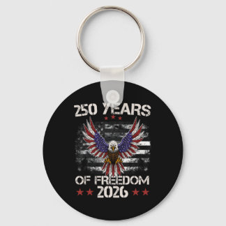 Porte-clés 4 juillet patriotique 250e anniversaire 250 ans 
