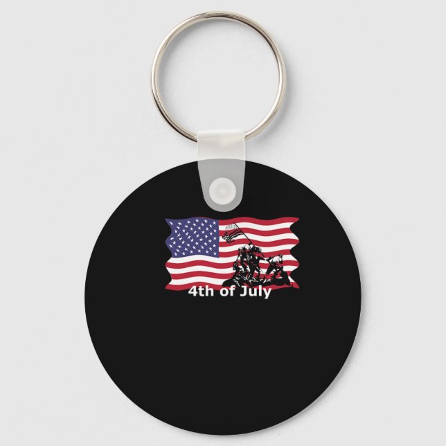 Porte-clés 4 juillet T Chemises Iwo Jima (Recto)
