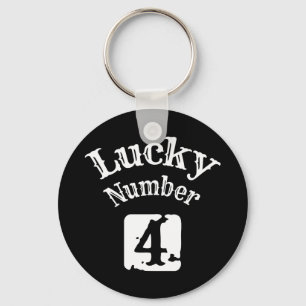 Porte-clés 4 - Lucky Numéro 4 Chuck