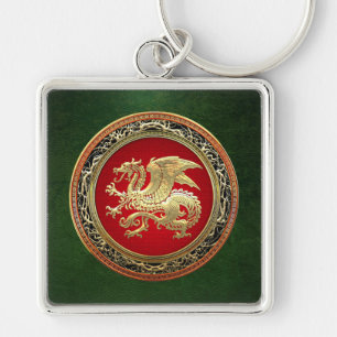 Porte-clés [500] Dragon islandais, Landvæ ttir [Or]