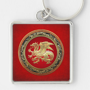 Porte-clés [500] Dragon islandais, Landvæ ttir [Or]