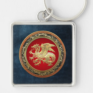 Porte-clés [500] Dragon islandais, Landvæ ttir [Or]