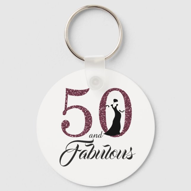 Porte-clés 50 et Fabuleux fête d'anniversaire (Recto)