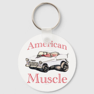 Porte-clés 55 chevy American Muscle