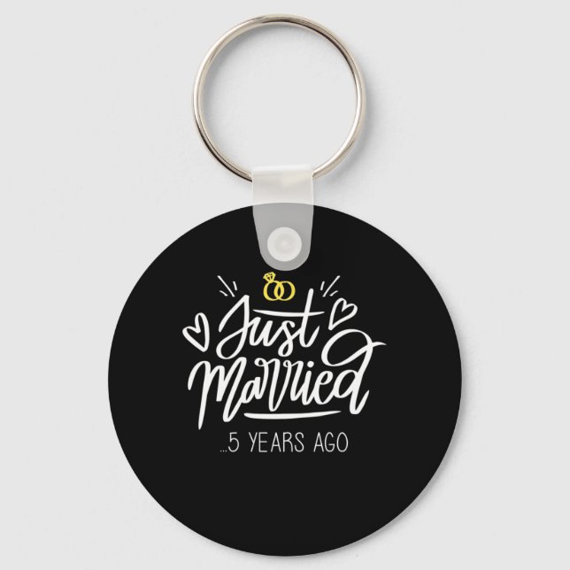 Porte-clés  | 5e anniversaire du Mariage (Recto)