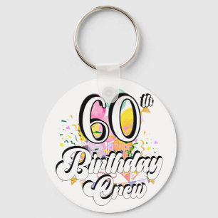 Porte-clés 60e anniversaire de l'équipage 60 Porte - clé du b