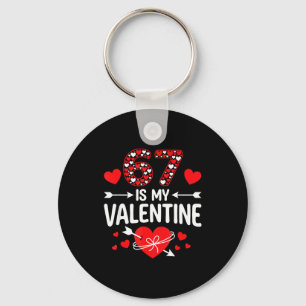 Porte-clés 67 est mon Valentin 67 Meme de la Saint-Valentin 6