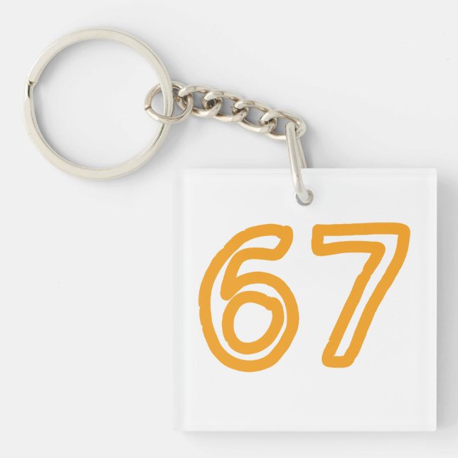 Porte-clés 67 ft 6 7  (Devant)