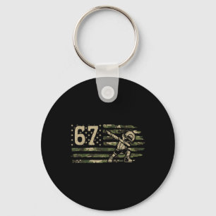 Porte-clés 67 Meme Dabbing Boy Camo États-Unis Drapeau Améric