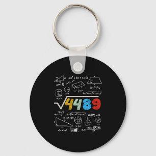 Porte-clés 67 Mème Racine Carrée 4489 Faites Le Calcul Drôle