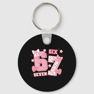 Porte-clés 67 Meme Six Seven 6 7 Jours de la Saint-Valentin