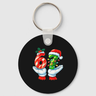 Porte-clés 67 Noël 67 Mème Gen Alpha Argot Canne à Sucre Xm