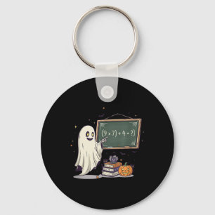 Porte-clés 67 Prof Halloween Fantôme Six Sept Mème Blague Mat