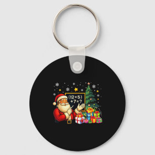Porte-clés 67 Prof Santa Noël Six Sept Mème Brainrot